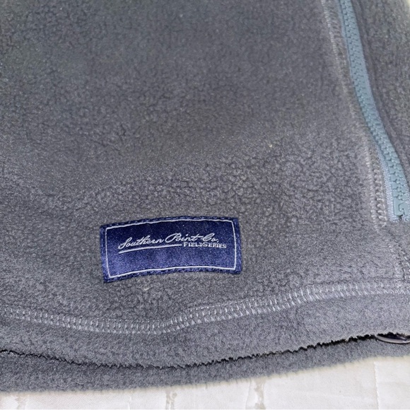 Southern point Company men’s small gray fleece vest - Picture 2 of 8
